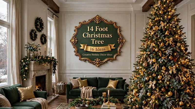 14 Foot Christmas Tree - 16 Creative Holiday Decor Ideas